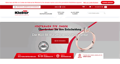 Desktop Screenshot of kleber-reifen.de